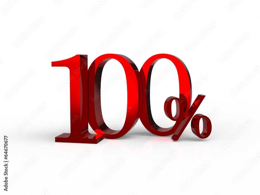 3d rendering of a 100 percent discount 3d rendering of a 100 percent discount