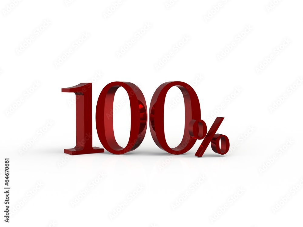 3d rendering of a 100 percent discount 3d rendering of a 100 percent discount