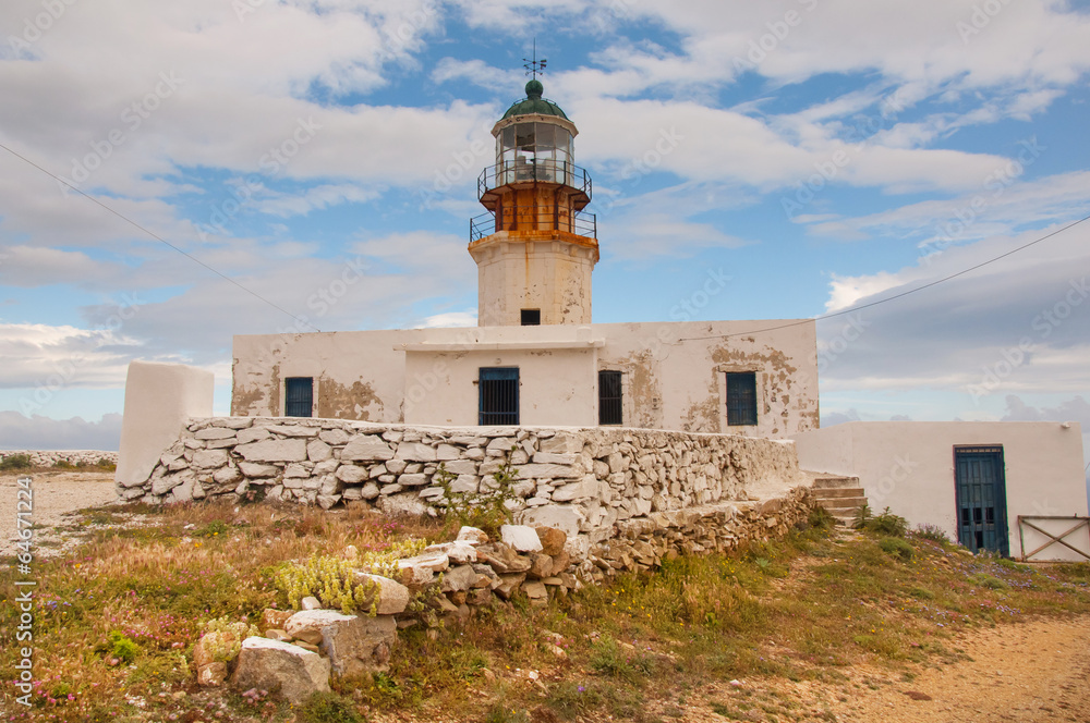 Lighthouse Fanari in Mykonos Lighthouse Fanari in Mykonos