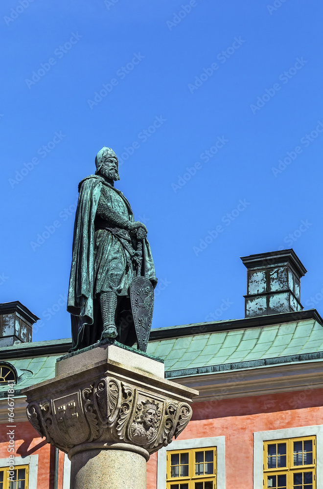statue of Birger Jarl, Stockholm