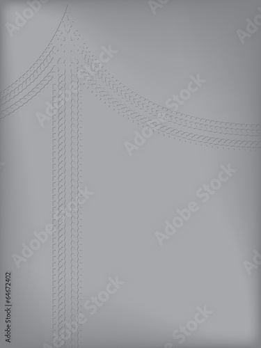 Tire brochure background with arrow shape