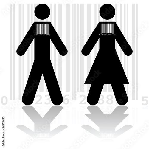 Barcode in people