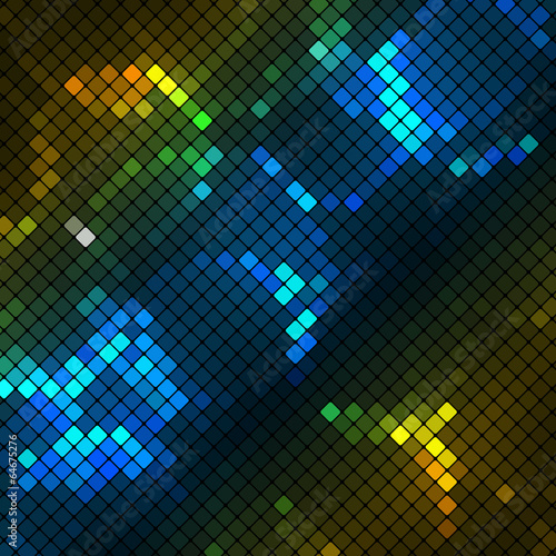 Abstract Geometrical Multicolored Background