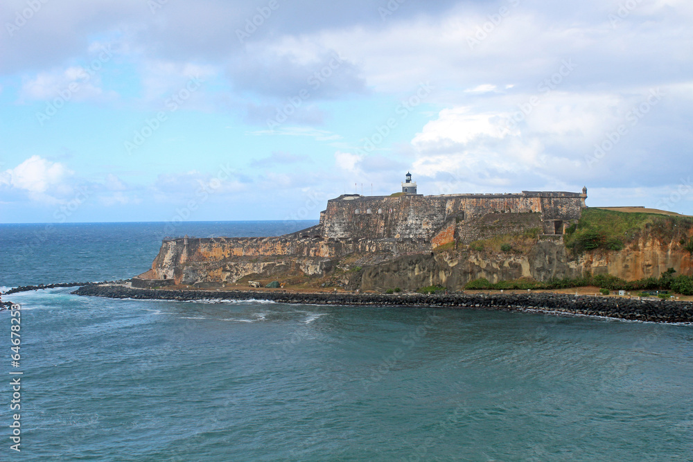 El Morro Fortress in San Juan, Puerto Rico