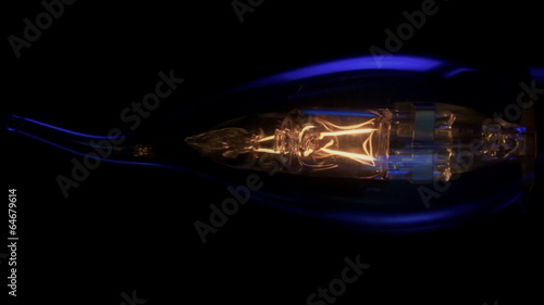 Wallpaper Mural Halogen lamp. Real light bulb flickering. Torontodigital.ca