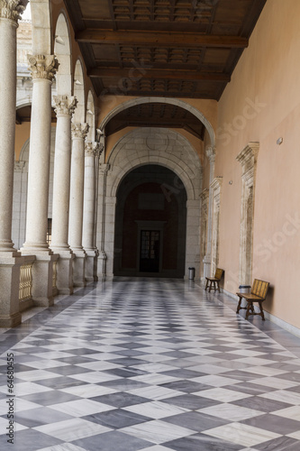 Indoor palace  Alcazar de Toledo  Spain