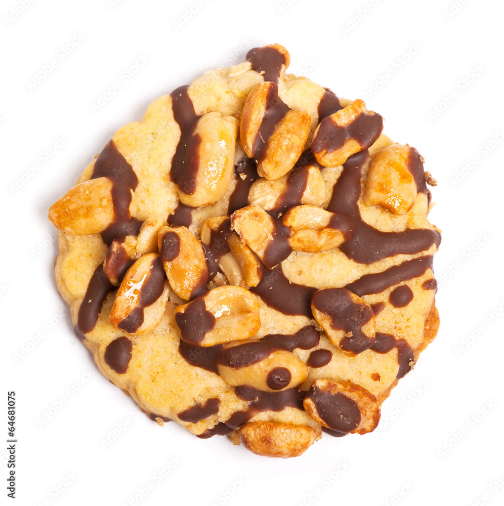 Chocolate chip cookies with peanuts Chocolate chip cookies with peanuts
