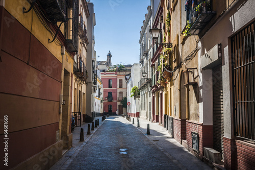 Street of old Spanish town Seville © anilah