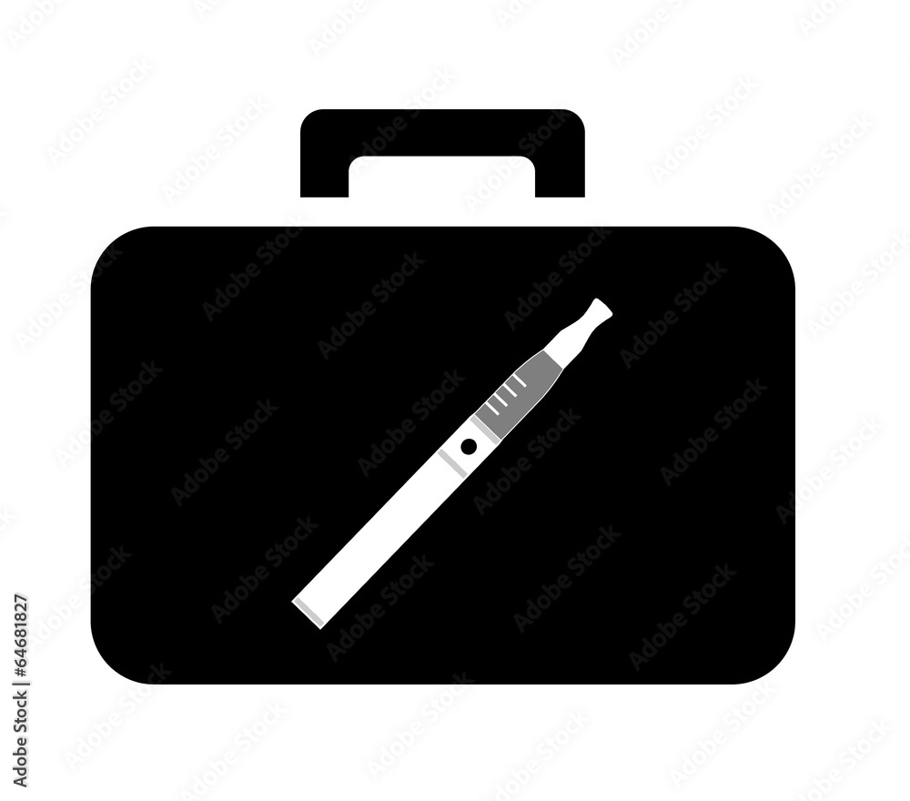Cigarette électronique dans une valise Cigarette électronique dans une valise