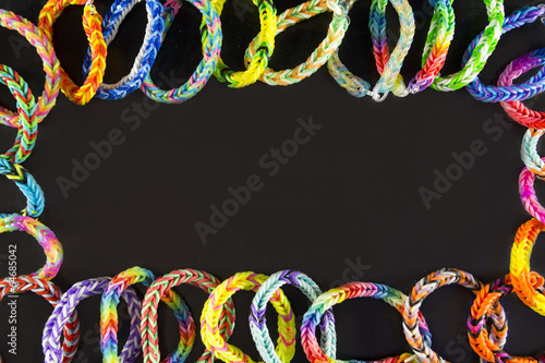 blackboard background rubber bracelets