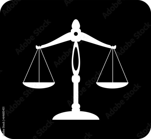 vector scale of justice