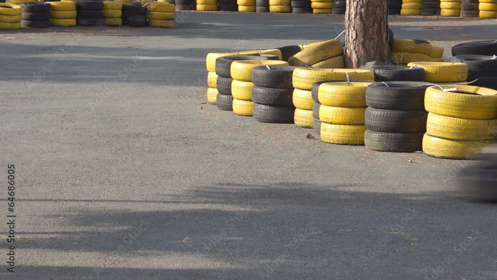 Go kart racing track