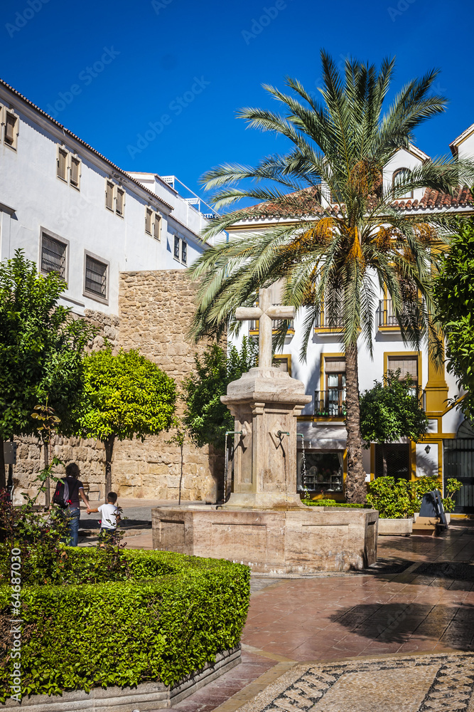 beautiful old city Marbella in Spain