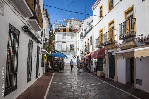 beautiful old city Marbella in Spain