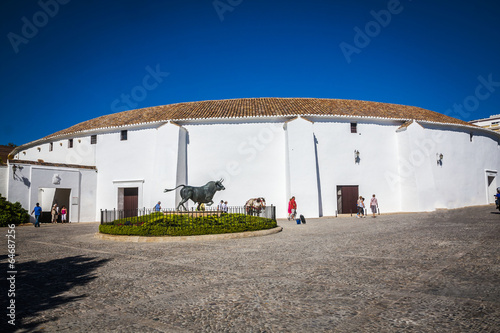Oldest Bullring (Plaza de Toros) of Spain in Ronda, Andalusia © anilah