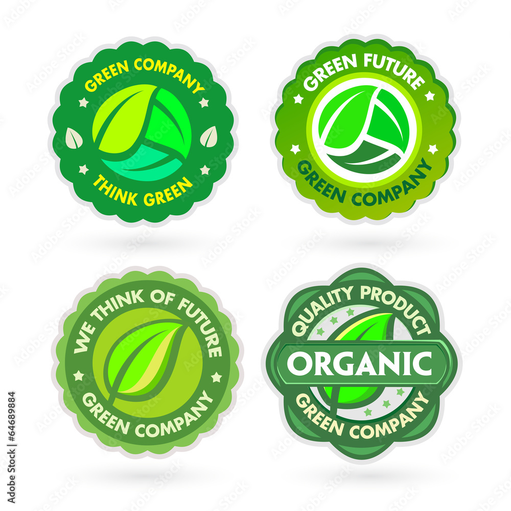Bio - Ecology - Green icon set Bio - Ecology - Green icon set