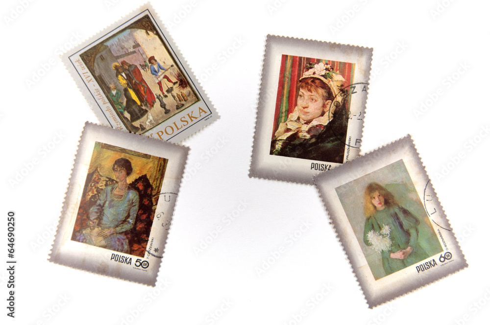Fototapeta premium postage stamps