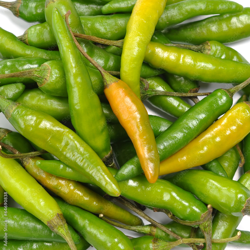 Green chili peppers on sale