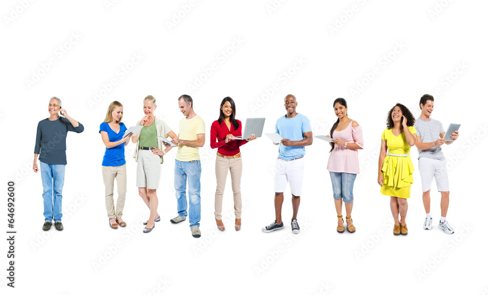 Fototapeta premium Mixed Race People Lifestyle