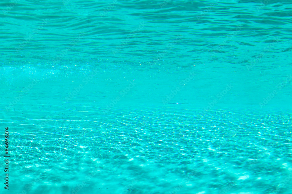 Underwater shot of empty swimming pool Underwater shot of empty swimming pool