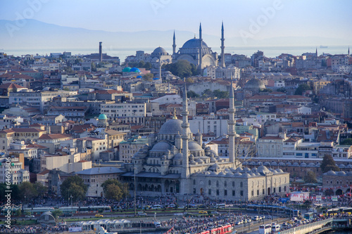 Canvas Print View of Old City Istanbul, Turkey