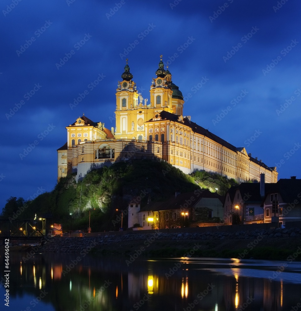 Melk bei Nacht - Melk by night 02