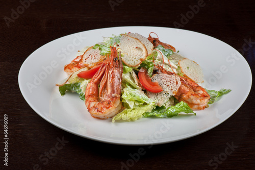 Tasty shrimp salad