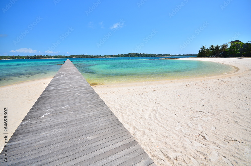 Fototapeta premium Summer Beach on the Island