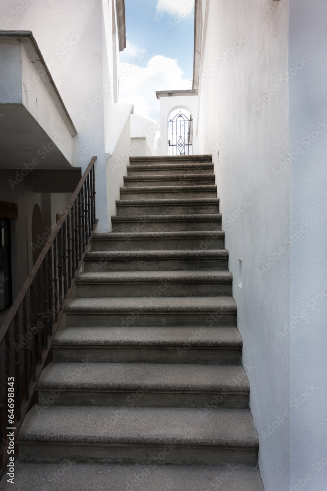 Staircase of a house, Mexico City, Mexico