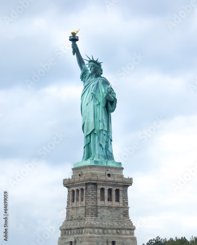 Low angle view of a statue, Statue of Liberty, Liberty Island, N