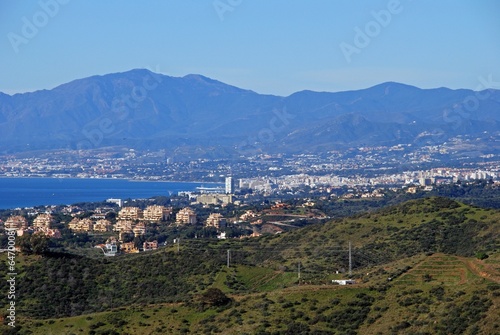 View along Marbella coastline, Spain © Arena Photo UK © arenaphotouk