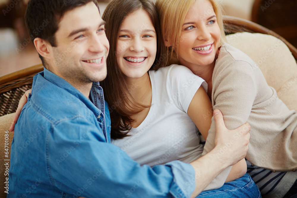 Affectionate family Affectionate family