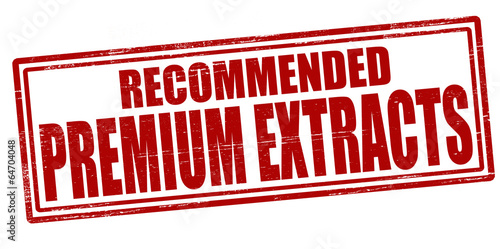 Premium extracts