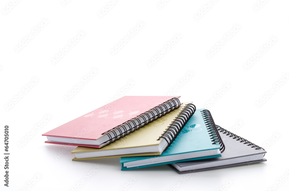 Notebook isolated on white Notebook isolated on white