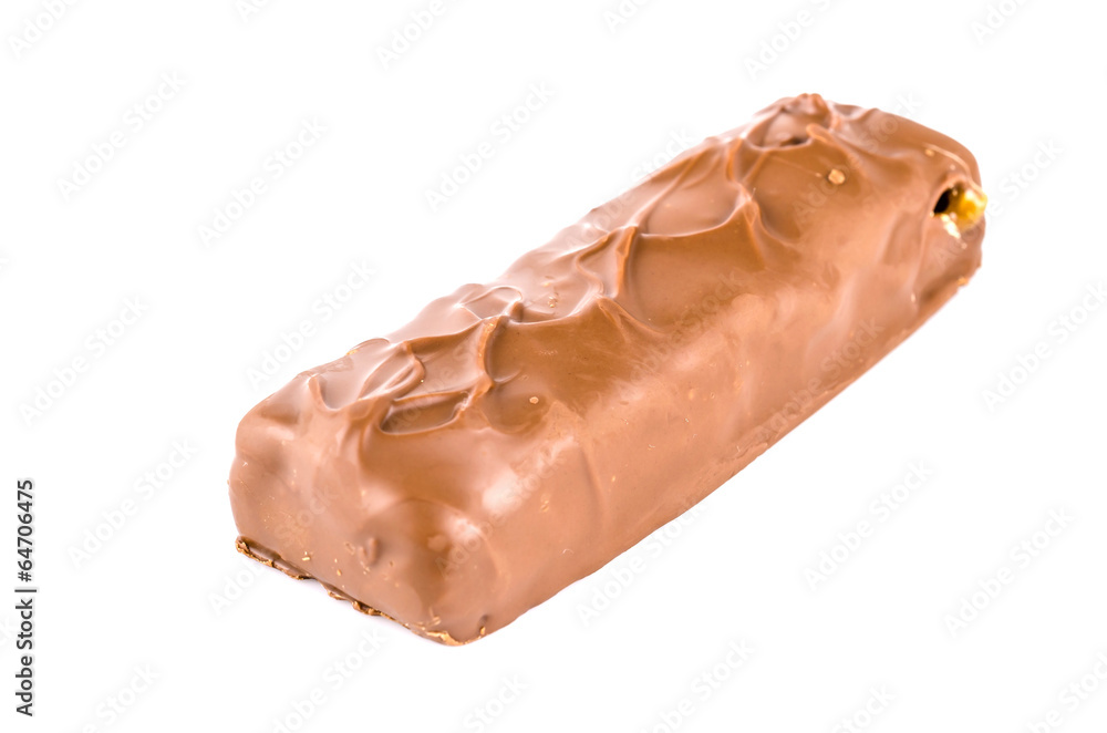 Chocolate bar isolated white background Chocolate bar isolated white background