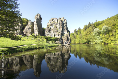 Externsteine, Teutoburger Wald, Deutschland photo