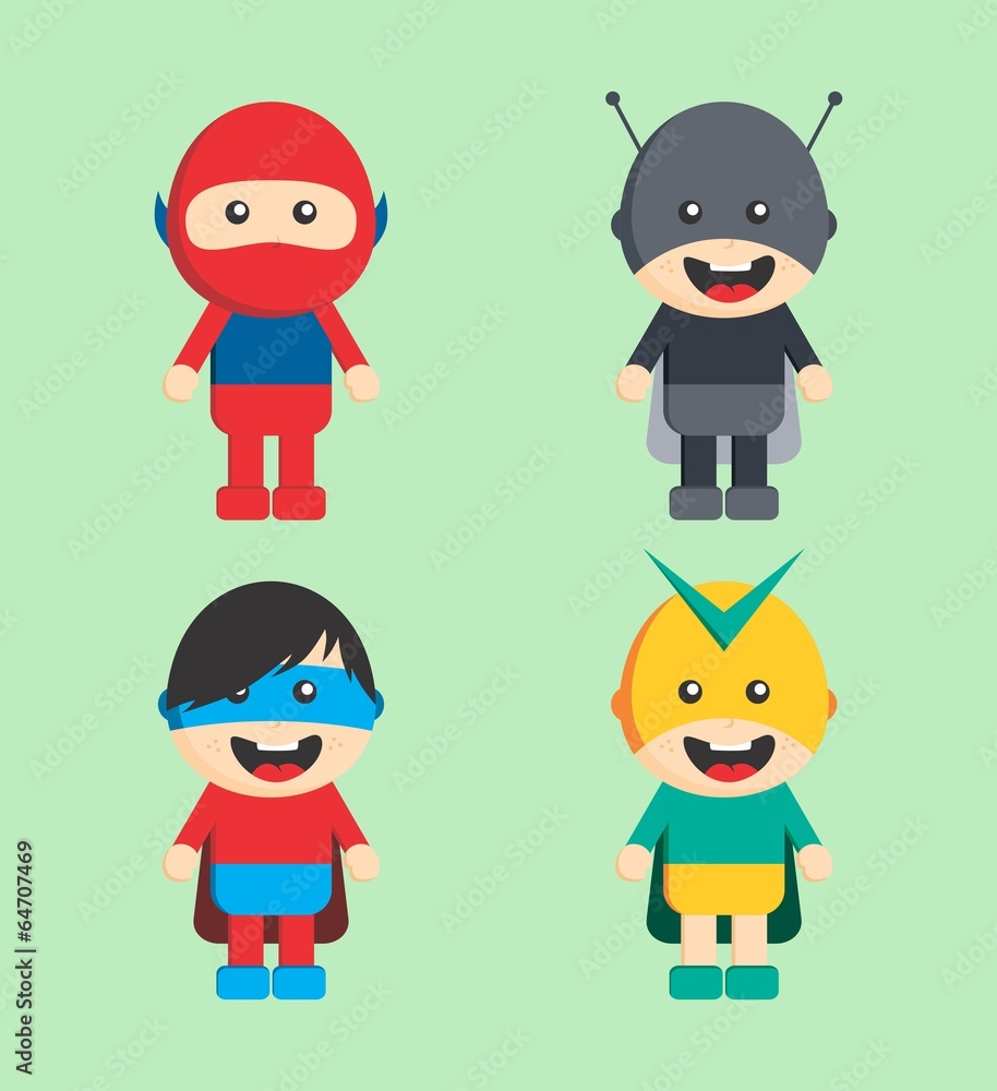 superhero cartoon character