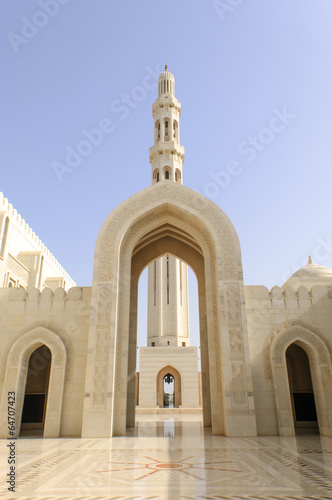 Qaboos Grand Mosque in Muscat, Oman photo