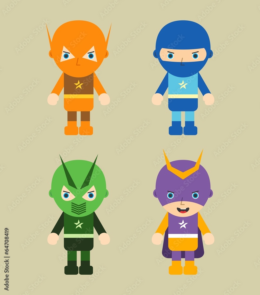 superhero cartoon character superhero cartoon character