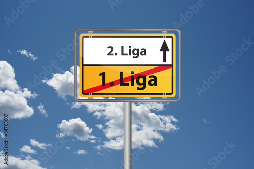 Abstieg in die 2. Liga