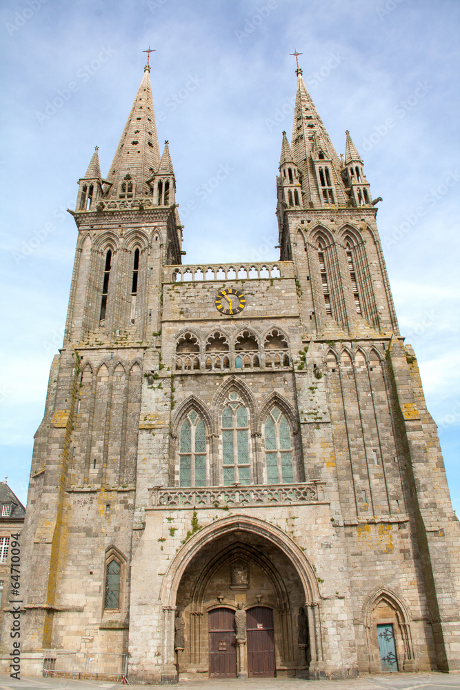 La cathédrale Paul-Aurélien de saint Pol de Léon en Bretagne