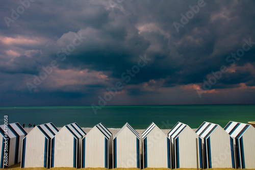 Yport, près d'Étretat, éclaircie avant l'Orage