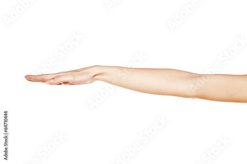 woman's hand with the hand facing downwards © vladimirfloyd