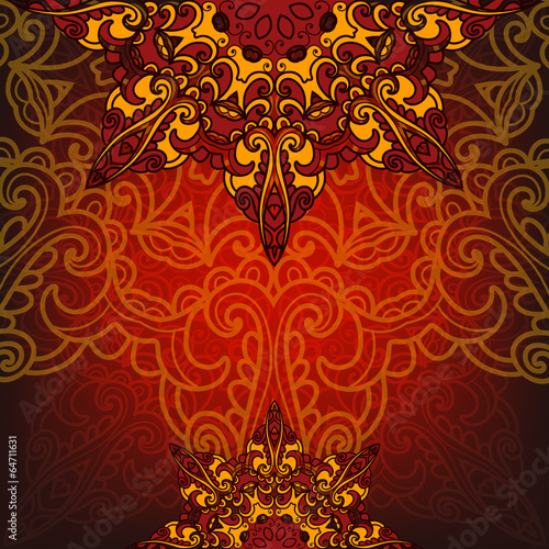 Exotic luxury card with pattern