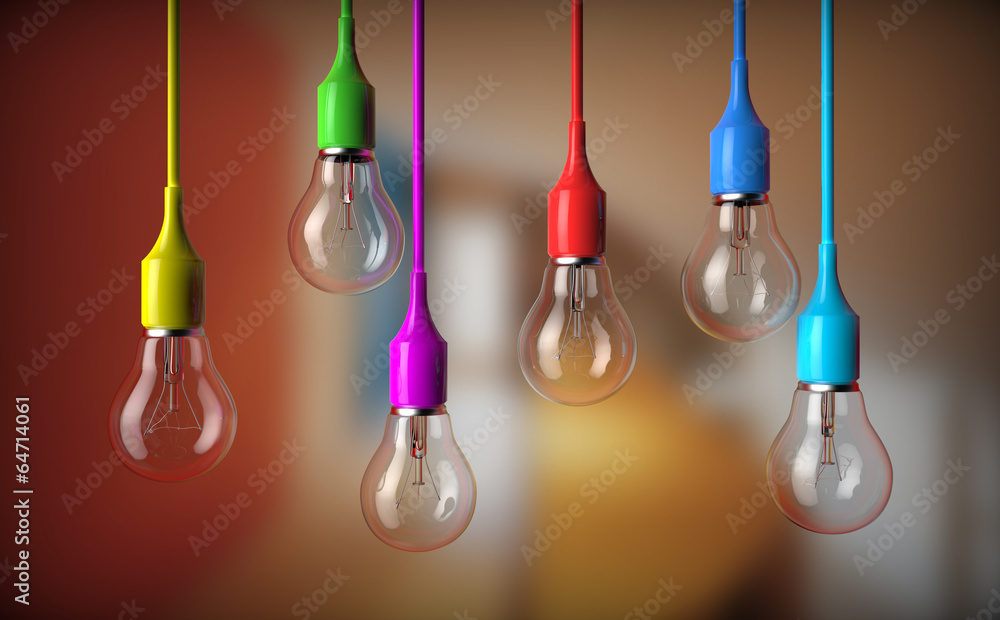 series of light bulbs hanging with bulb series of light bulbs hanging with bulb