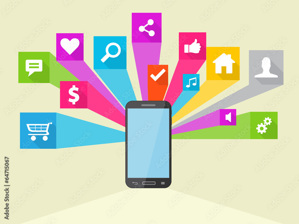 Social Media Flat Vector Icon Illustration Social Media Flat Vector Icon Illustration