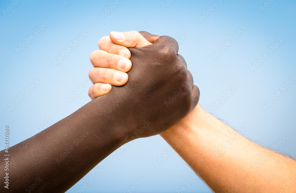 Handshake black and white Black and White Stock Photos & Images