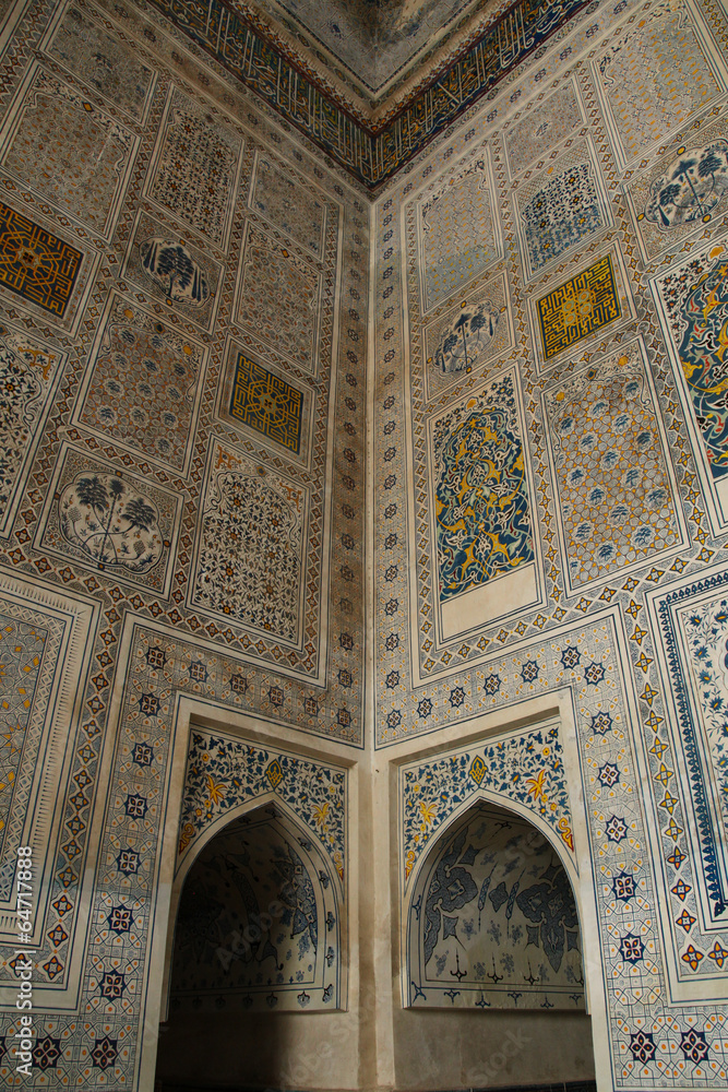 interior of the Kok-Gumbaz mosque, Shakhrisabz