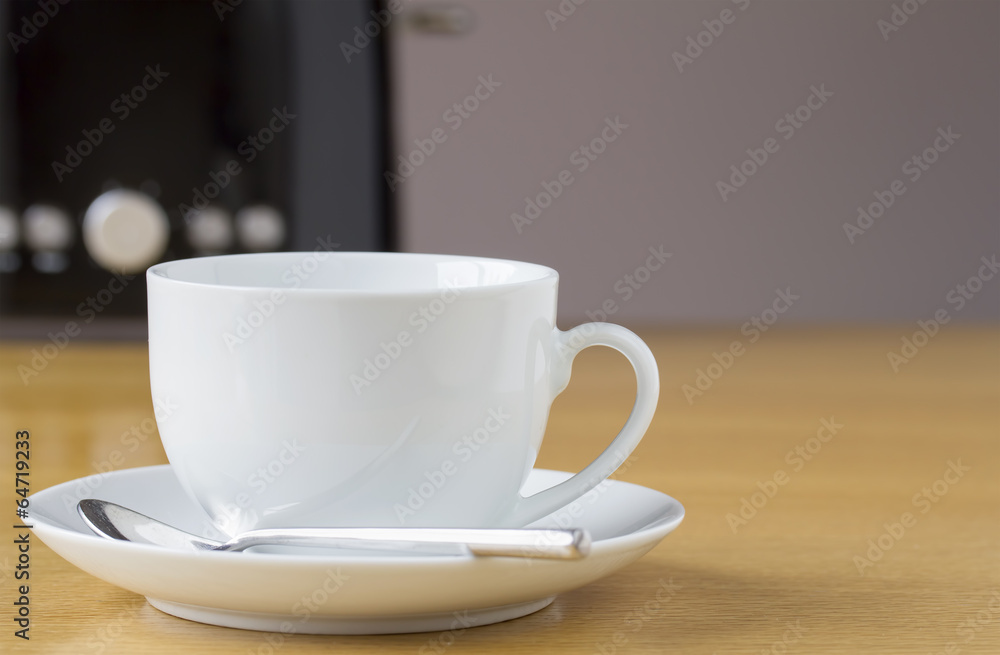 Cup of tea with toaster Cup of tea with toaster