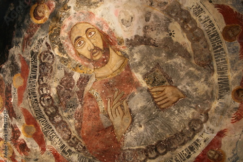 Sumela Jesus fresco in Trabzon
